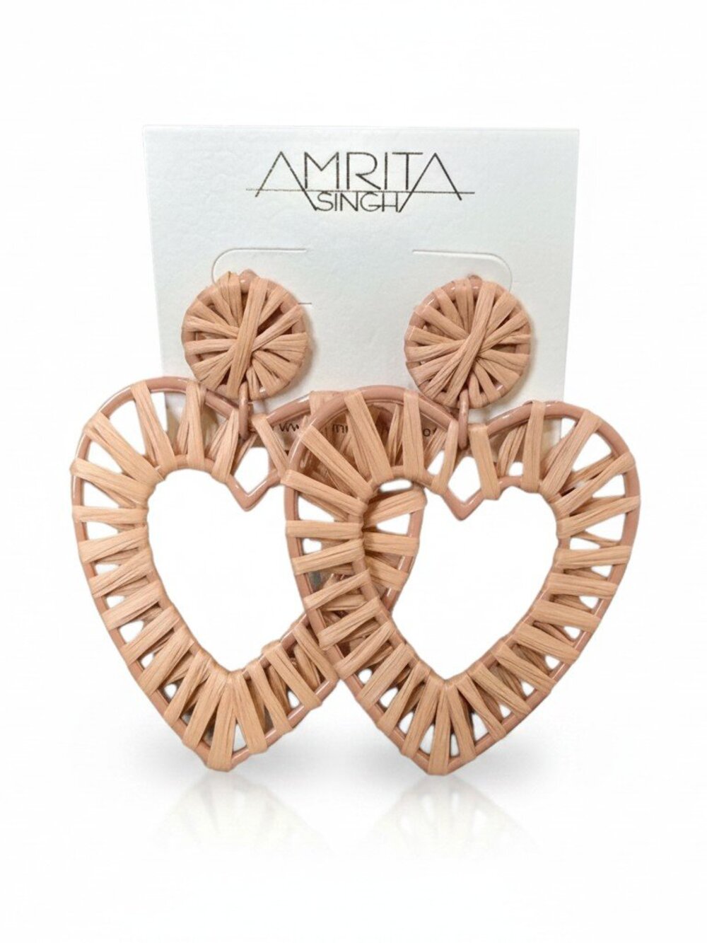 Amrita Singh Women's Statement Heart Dangle Earrings NWT